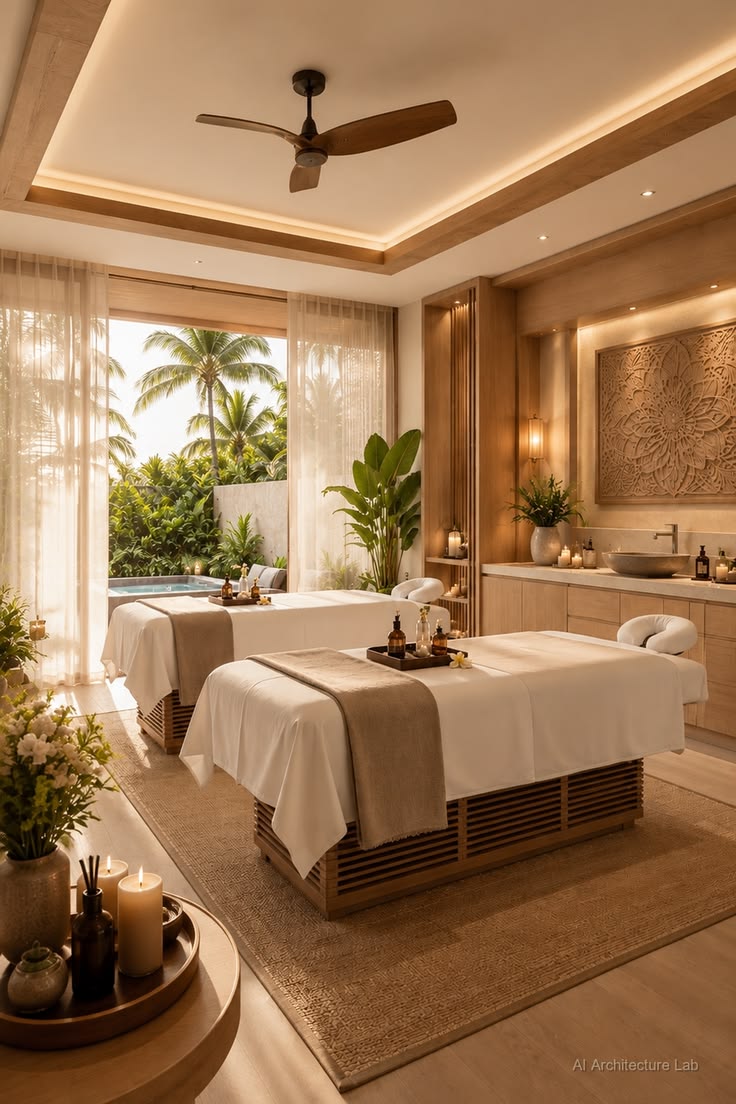 Hallway at Jasmin Spa